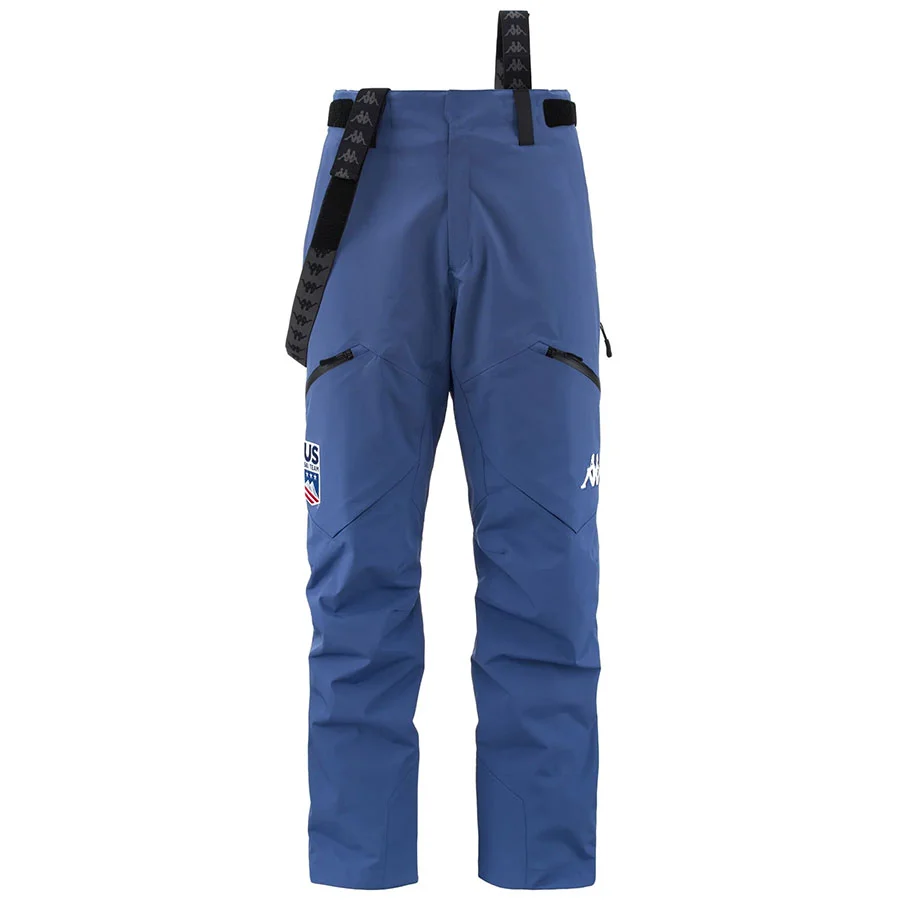Kappa Pantalon USA Ski Team pour homme - Bleu Fiord2