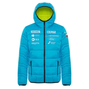 Colmar Herren Ski Team Insulator Jacke - Mirage Blue Wasabi1