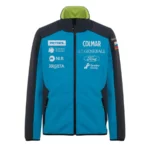 Colmar Veste Soft Shell Slovénie Ski Team pour hommes - Mirage Blue Blackboard1