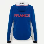 Colmar Womens French Ski Team Jacket - White Abyss Blue1