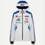 Colmar Womens French Ski Team Jacket - White Abyss Blue3