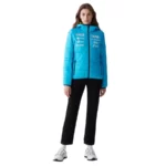 Colmar Womens Slovenia Ski Team Insulator Jacket - Mirage Blue Wasabi1