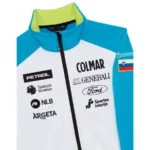 Colmar Damen Slowenien Ski Team Thermo Pullover Jacke - White Mirage Blue3