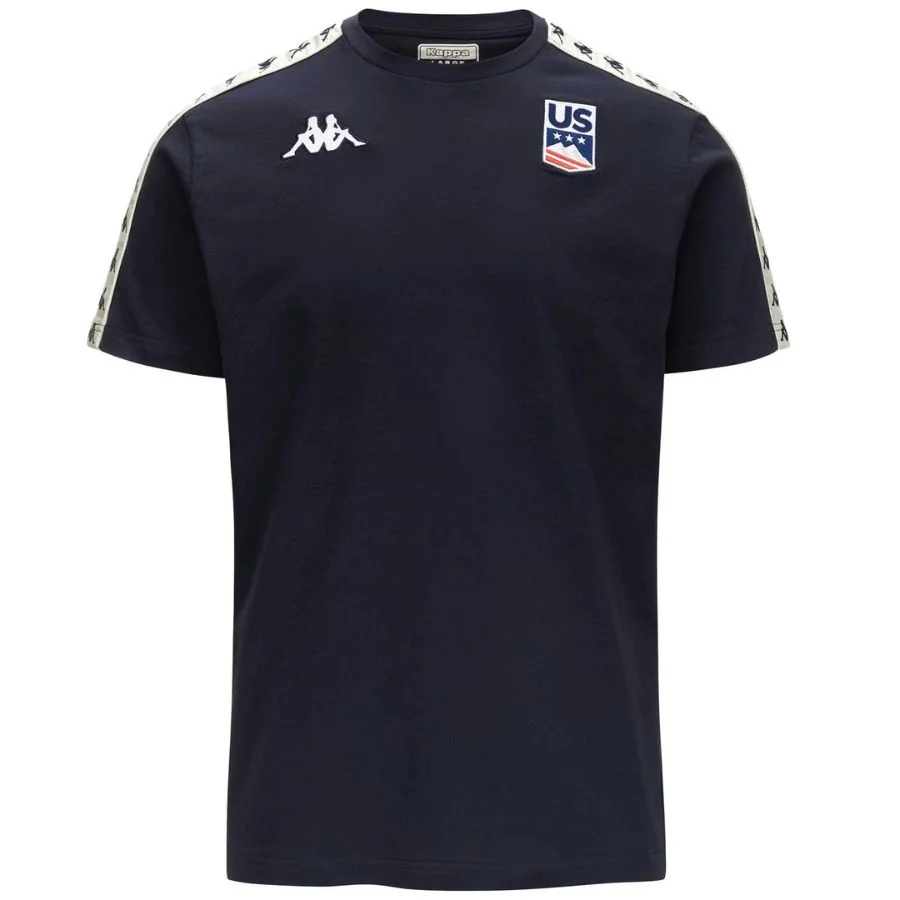 Kappa Mens USA Ski Team Banda T Shirt - Blue Dark Navy2