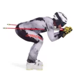 Spyder Mens World Cup DH Race Suit - Black Grey Red2