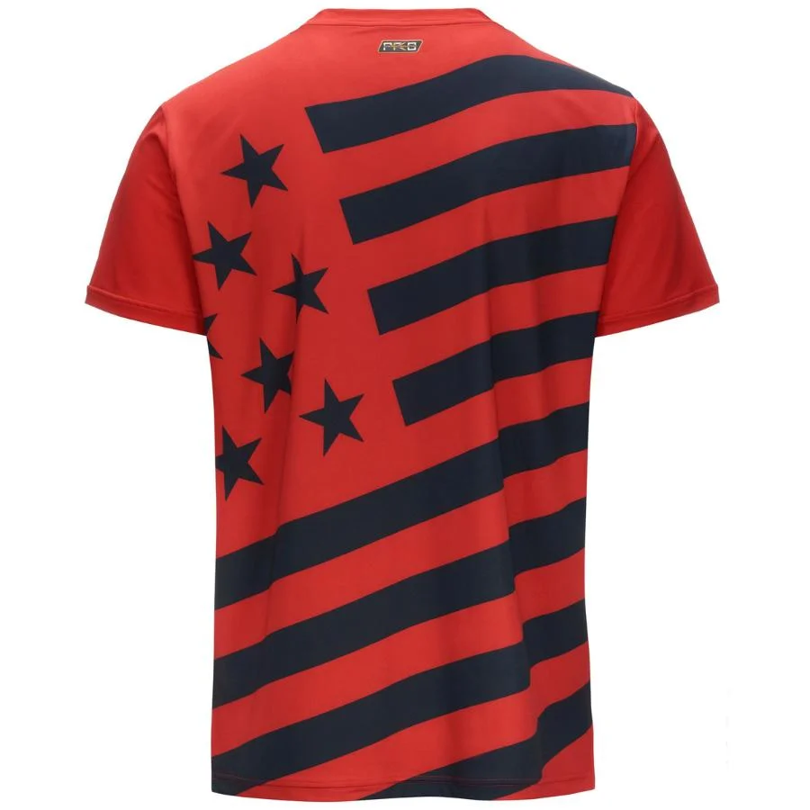 Kappa USA Team Kombat T Shirt Rood3