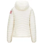 Chaqueta aislante Kappa Ski Team para mujer de EE. UU. - Coco blanco2