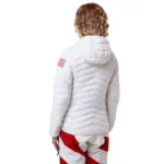 Chaqueta aislante Kappa Ski Team USA para mujer - Coco blanco5