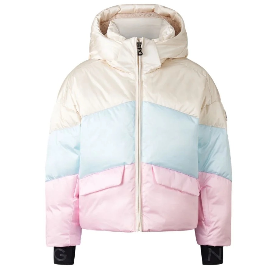 Bogner Fille Linda D Veste de ski - Eggshell1