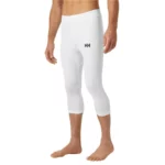 Helly Hansen Mens Norway Team Racing Base Layer 3/4 Pant - White NSF3