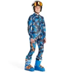 Combinaison de course Spyder Performance GS pour enfant - Bleu camouflage1