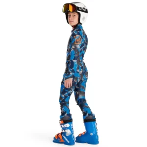 Spyder Kids Performance GS Racepak - Camouflage Blauw2